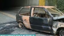 Homens com fuzis invadem supermercado, roubam joalheria e queimam carro em fuga no Guarujá