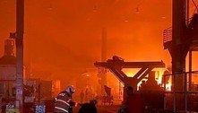 Incêndio atinge fábrica de peças de automóveis em Betim (MG) 