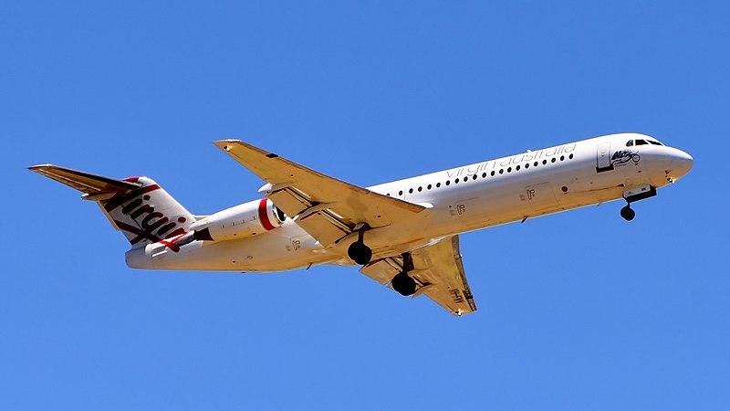 Fokker 100 Virgin Austrália: hipóxia a bordo