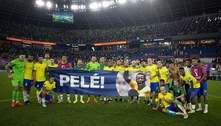 Torcida brasileira estreia grito em homenagem a Pelé na Copa do Mundo