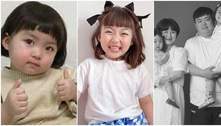 Veja como está a bebê coreana famosa em figurinhas do WhatsApp