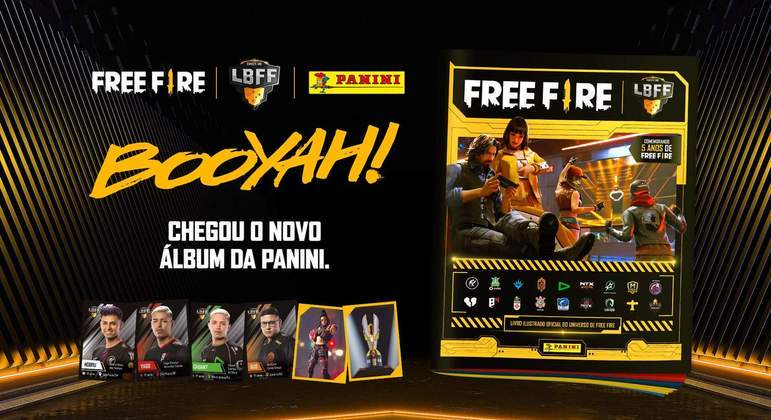 Garena e Panini lançam álbum de figurinhas do Free Fire