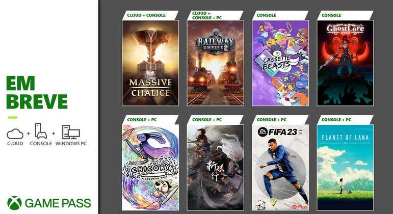 Confira aqui os novos jogos que estão chegando para o Xbox Game Pass -  Cidades - R7 Folha Vitória