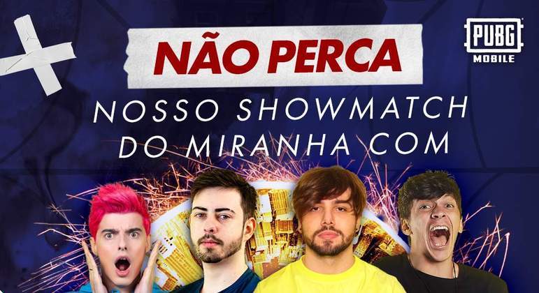 PUBG MOBILE realiza showmatch entre T3ddy, Jean, Cocielo e Vitu2k no  Aranhaverso