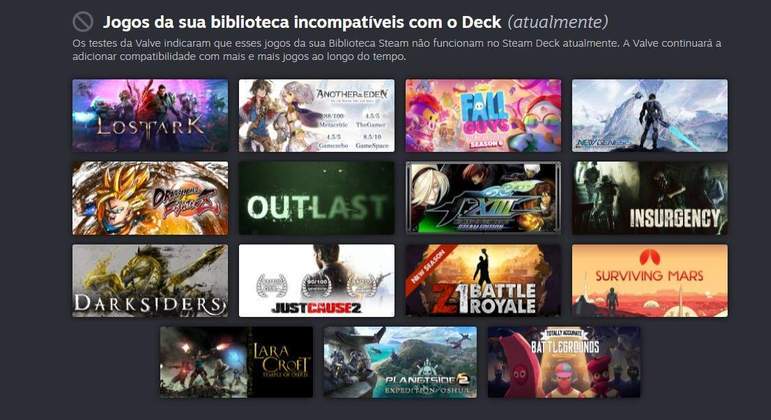 Steam Deck ganha página onde usuário pode ver seus jogos