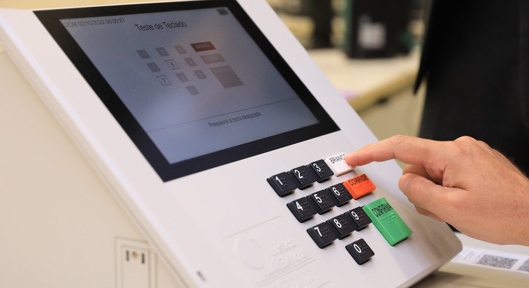 Urna eletrônica que será usada nas eleições deste ano