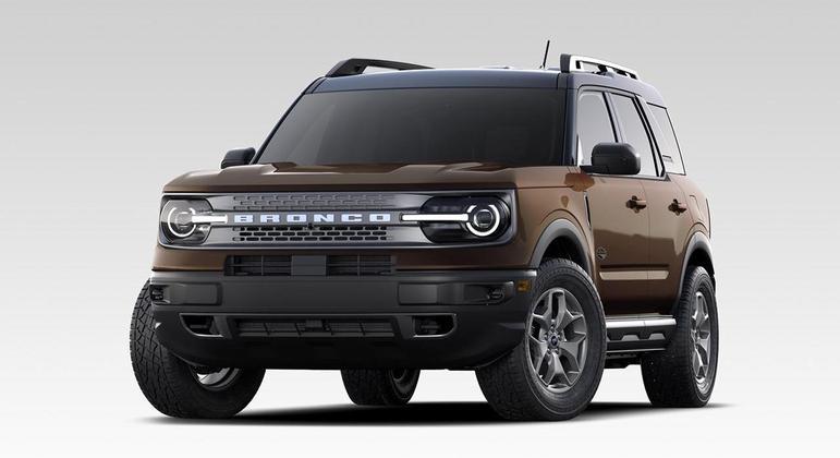 Ford Bronco na cor Marrom Batu