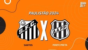 Santos x Ponte Preta, AO VIVO, com a Voz do Esporte, às 18h 