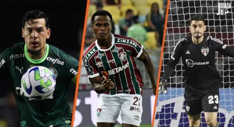 Foto: Cesar Greco/Palmeiras; Mailson Santana/Fluminense; Rubens Chiri/São Paulo