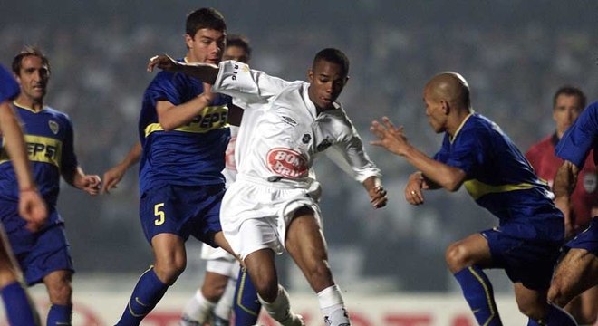 2003 - Final da Libertadores. Boca campeão.
Ida: Boca Juniors 2 x 0 Santos
Volta: Santos 1 x 3 Boca Juniors