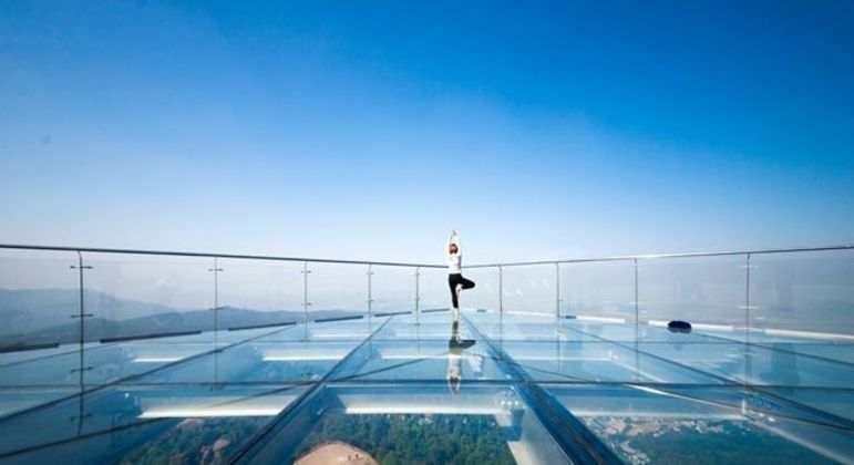 Fotografia da Yinglong Gorge, em Chongqing para ilustrar o item