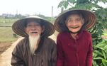 Este casal vietnamita é casado há 70 anos. Bodas de vinho!
