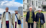 Muito amor pelos looks sempre combinando desse casal fashionista japonês