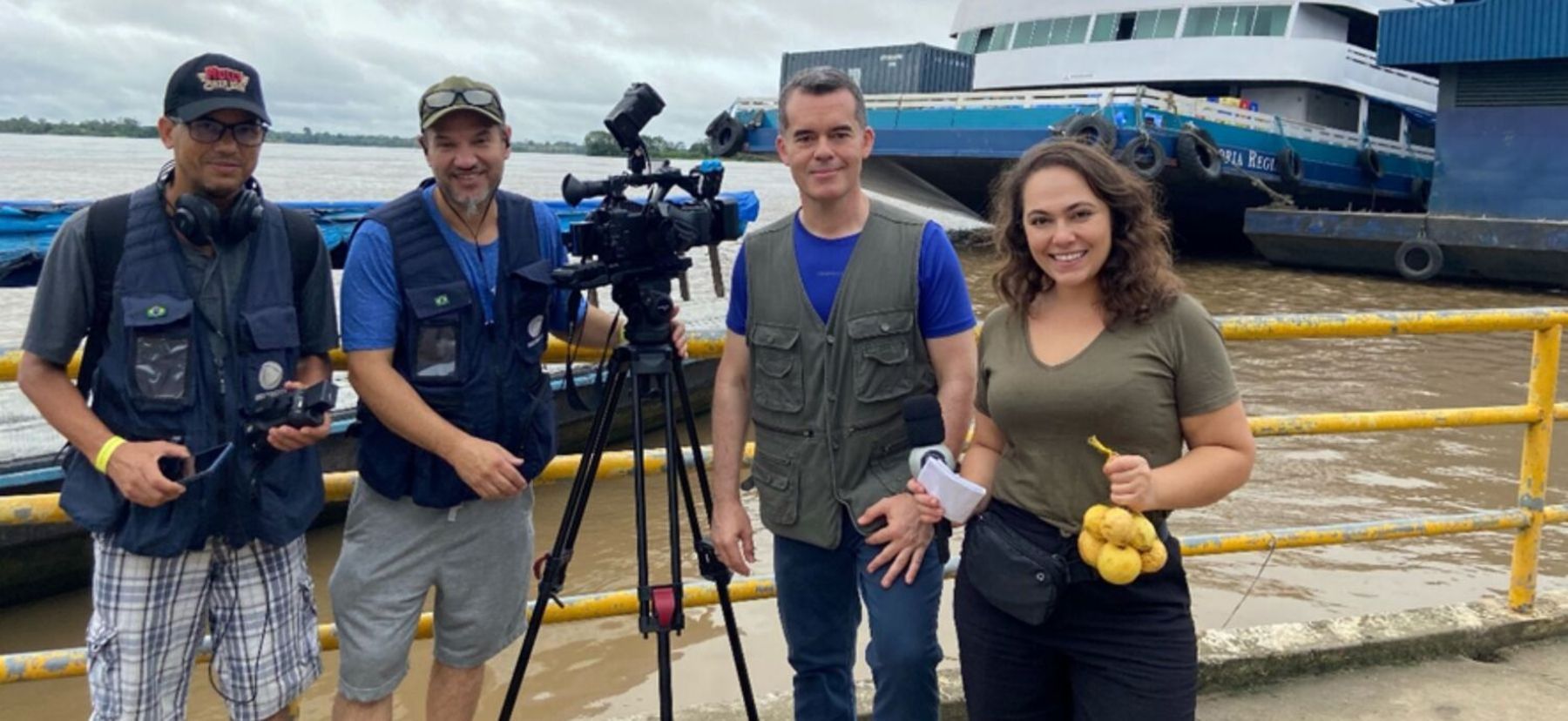 A equipe viajou durante 15 dias pela região Norte do país (Pedro Lopes/Record TV)