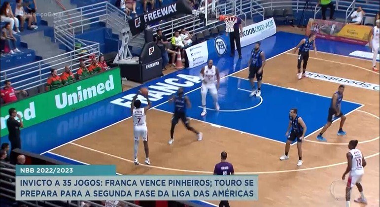 NBB 2022/2023: Franca vence Pinheiros e está invicto há 35 jogos - RecordTV  Interior SP - R7 Balanço Geral