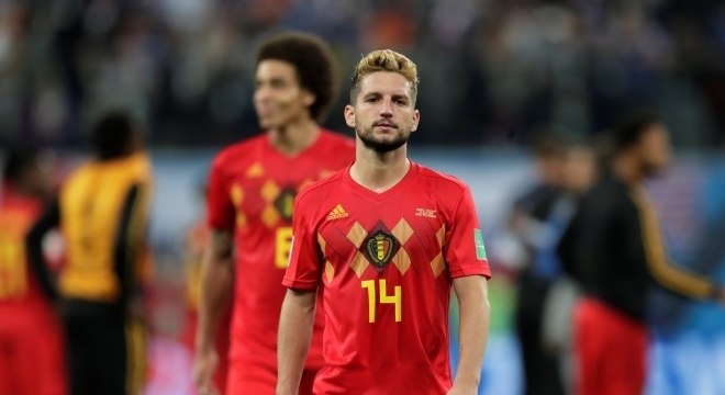 Jogadores da Bélgica lamentaram a eliminação ainda dentro de campo