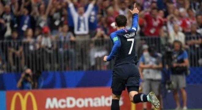 Griezmann fez três gols na Copa da Rússia, dois deles em cobranças de pênaltis