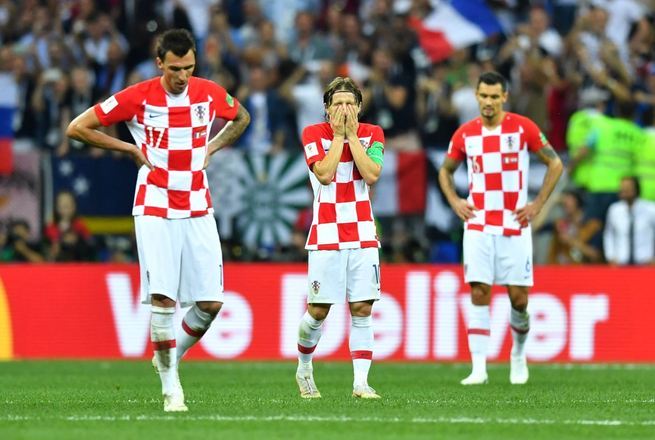 O placar de 4 x 1 fez com que os croatas lamentassem o que parecia perdido