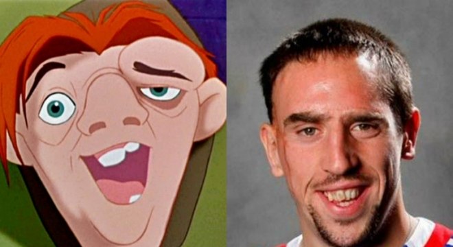 Franck Ribery e o Corcunda de Notre Dame