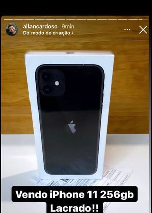 Golpista oferece iPhone 11 lacrado após clonar perfil de Allan Cardoso
