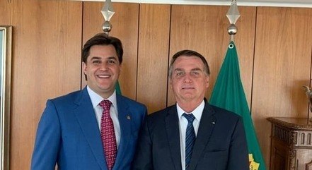 Na imagem, Frederico d’Avila e Jair Bolsonaro