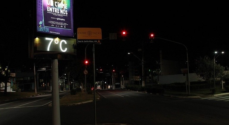 Cidade de SP tem 6,3ºC, recorde de temperatura mínima ...