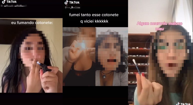 Vídeos em que jovens contavam que fumavam cotonete viralizou nas redes sociais