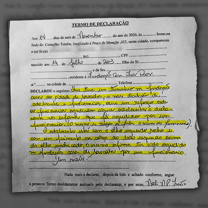 Conselho Tutelar de Iaras relata em relatório agressões contra adolescentes