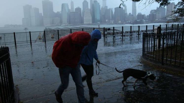 Furacão Sandy em Nova Iorque em 30 de outubro de 2012
