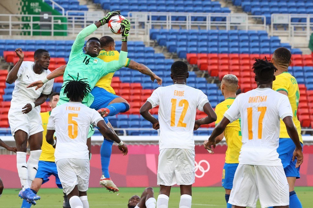 Futebol masculino: Em jogo morno, Brasil e Costa do Marfim empatam sem gols