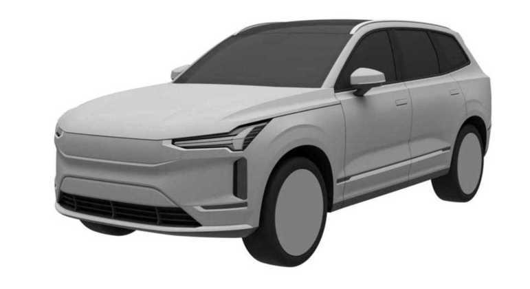 SUV traz um capô longo sem vincos, bem como não há grade frontal e os faróis são afilados 