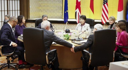 Chefes da diplomacia dos países do G7 se reúnem no Japão