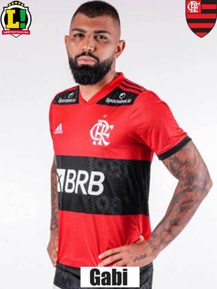 GABI - 5,0 - Sem o Flamengo produzir grandes lances, apareceu para finalizar algumas vezes - sem sucesso. Ainda perdeu seu segundo pênalti pelo clube.