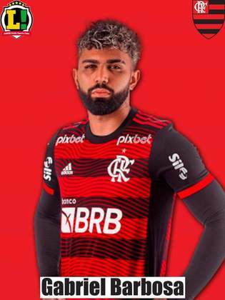 GABI - 6,0 - Participou bastante, mas voltou a falhar em boas chances. Apesar do gol contra o Coritiba, no domingo, ainda busca seu melhor futebol pelo Flamengo. 