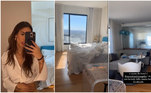 A influenciadora mostrou, nos stories do Instagram, o hotel que ela e Sarah escolheram. Ela contou que o local foi indicação de uma amiga e fica em Beverly Hills, LA 
