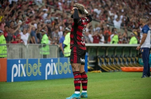 Gabigol acabou sendo barrado por Vítor Pereira no primeiro jogo da final do Carioca, contra o Fluminense. Foto: Alexandre Vidal / Flamengo