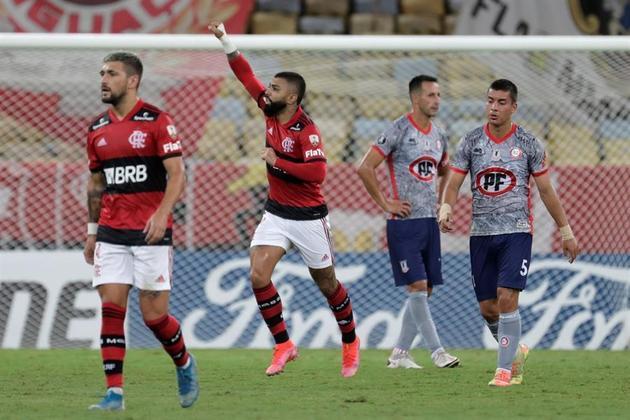 Gabigol, Arrascaeta, Flamengo, La Calera