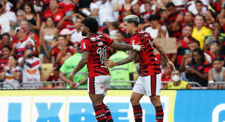 Gabigol e Pedro brilharam na vitória do Flamengo