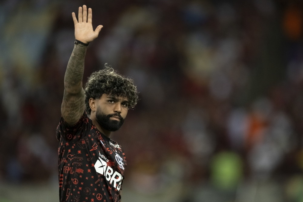 Pelo terceiro jogo seguido, Gabigol é deixado no banco de reservas