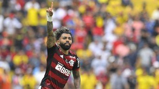 Gabigol iguala Luizão como maior artilheiro brasileiro da Libertadores (Rodrigo Buendia / AFP - 29/10/2022)
