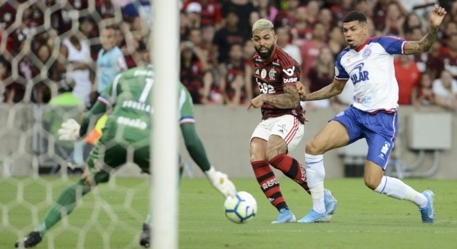 Gabigol deu passe para dois gols e também fez o seu na vitória do Flamengo