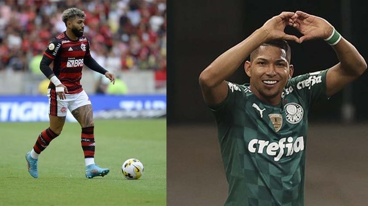 Gabigol (Flamengo) x Rony (Palmeiras)