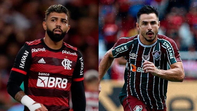 Gabigol (Flamengo) x Willian Bigode (Fluminense)