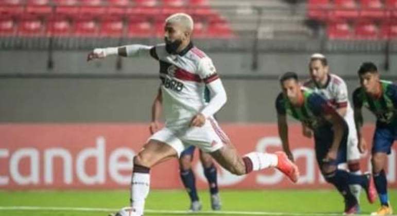 Gabigol - gol de pênalti - Flamengo