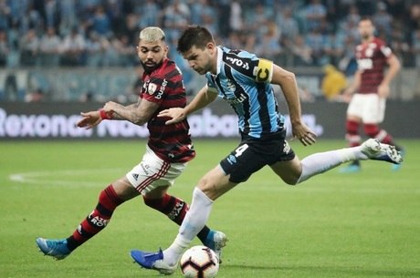 Gabigol e Kannemann travaram bom duelo na Arena