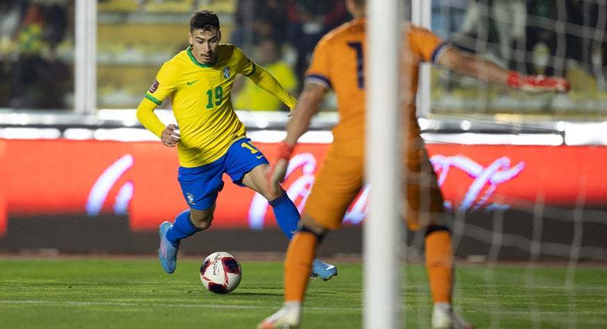 Garbriel Martinelli também é a certeza de ofensividade, busca de gols. Brasil vai pressionar Camarões
