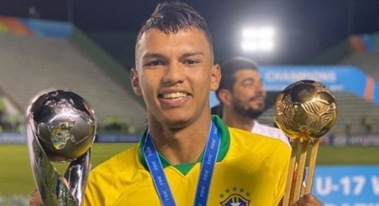 Gabriel Veron foi o melhor do Mundial sub-17, em 2019. Não se firmou como titular do Palmeiras