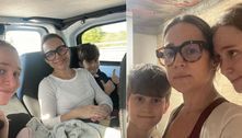 Gabriela Duarte revela que esteve em bunker em Israel com os filhos: 'Ainda tentando digerir'