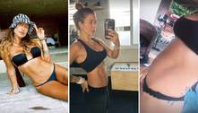 Gabriela, ex-Pugliesi, mostra evolução da gravidez: 'Estou super inchada, mas nunca estive tão feliz'