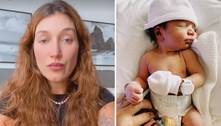 Gabriela Pugliesi diz que o filho teve bronquiolite com sete dias de vida 